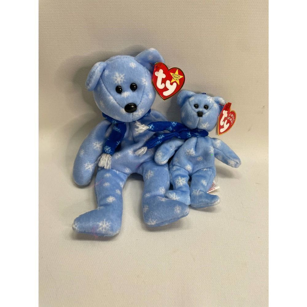Ty Beanie Baby 1999 Holiday Teddy Bear Jingle Ornament Retired With Tags